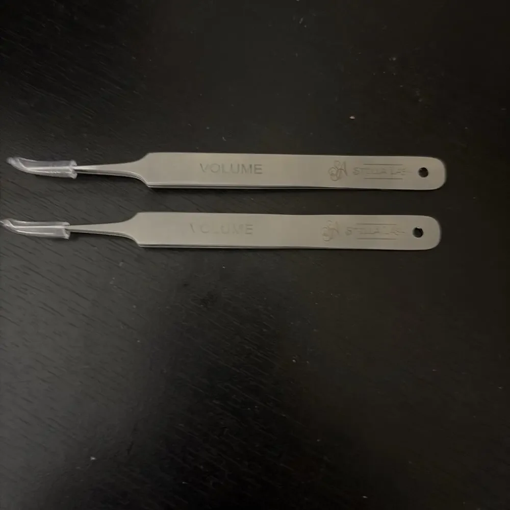 Stella Lash Volume Tweezers Lot Of 2